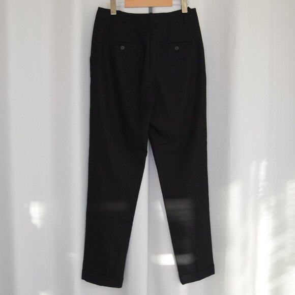 Aritzia Talula Babaton Black Wool Trousers Sz 6 - Picture 3 of 8
